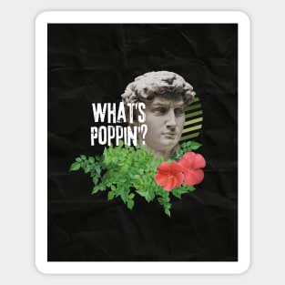 What's Poppin'? Sticker